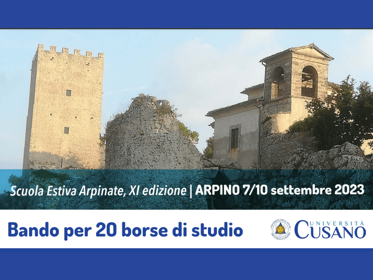 Si è aperta ad Arpino la XIª Edizione della Scuola Estiva, sul tema “La guerra nell’ Europa del XXI° Secolo”