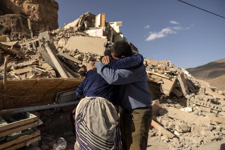 Il Marocco devastato dal terremoto (Afp)