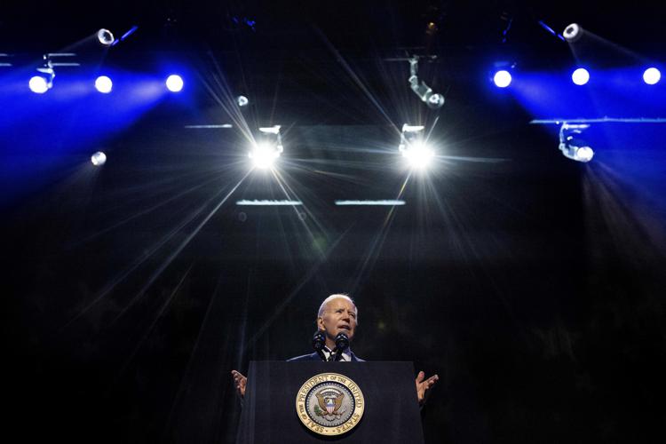 Joe Biden a Tempe (Afp)