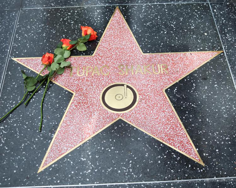 La stella per Tupac a Hollywood