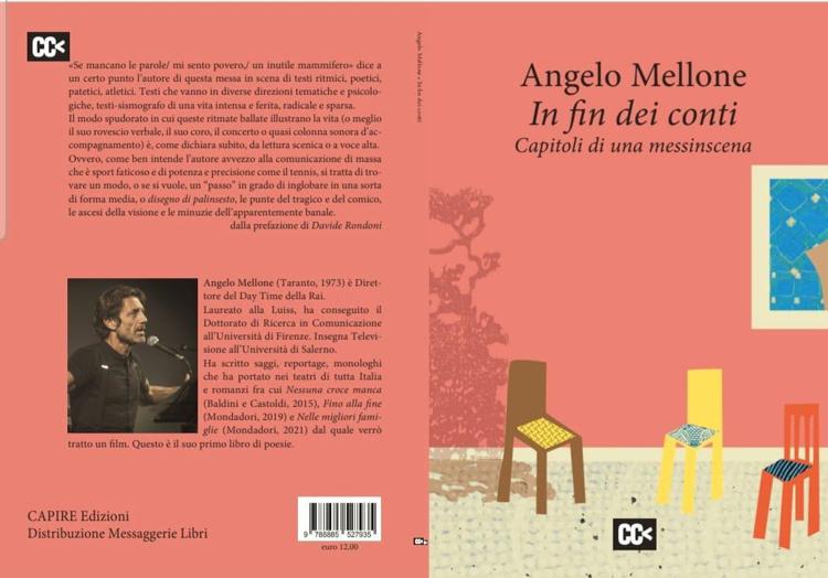 Angelo Mellone al Sala Umberto di Roma, reading dal suo nuovo libro di poesie