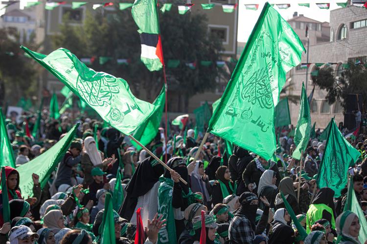 Bandiere di Hamas - Fotogramma