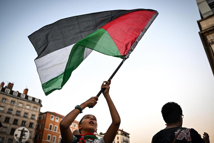 Una bandiera palestinese