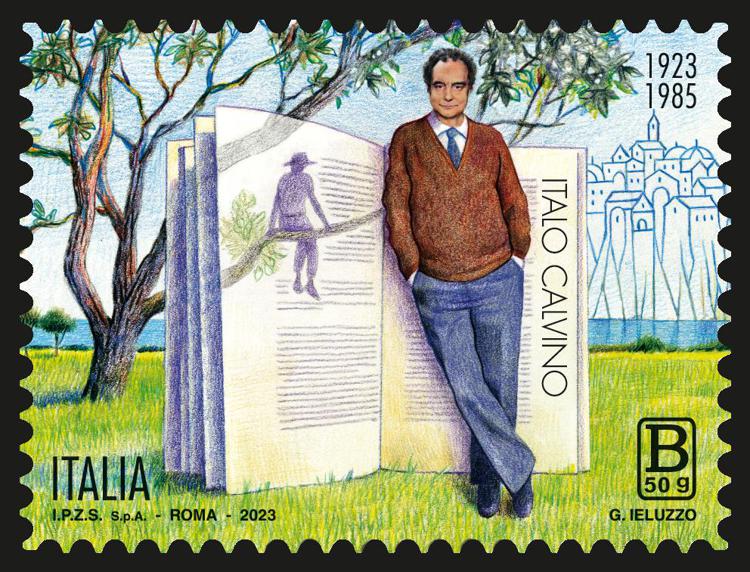 Italo Calvino, francobollo per i 100 anni dalla nascita