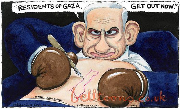 Licenziato per vignetta su Netanyahu, Guardian caccia Steve Bell dopo 40 anni