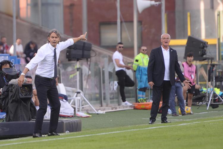 Pippo Inzaghi e Claudio Ranieri