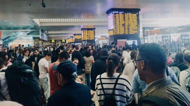 Il caos alla stazione Termini