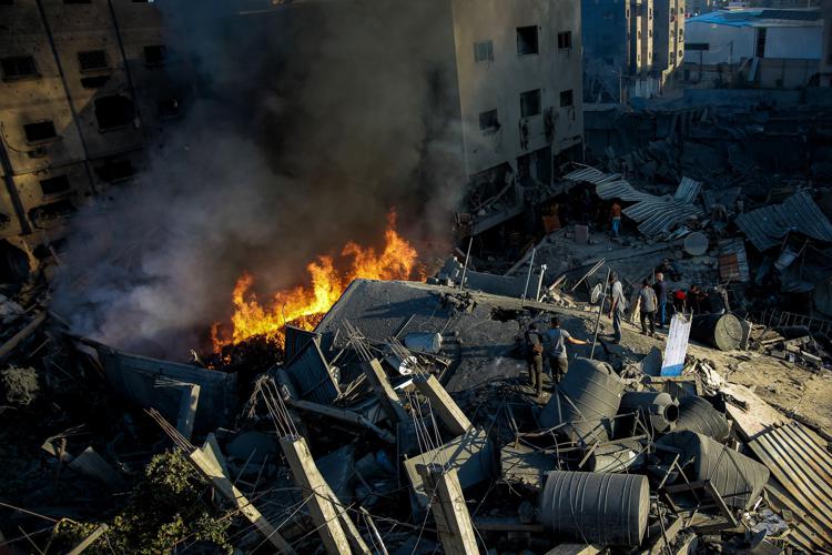 Bombardamenti a Gaza  - (Afp)