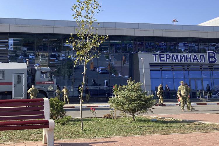 Aeroporto in Daghestan  - (Afp)