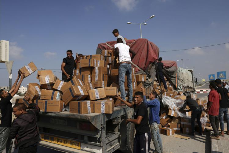 Aiuti umanitari a Gaza - (Afp)