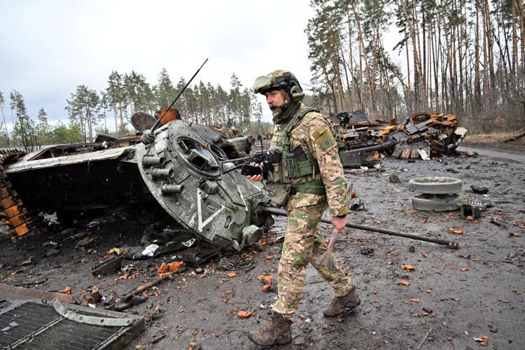 Carri armati in Ucraina - (Afp)