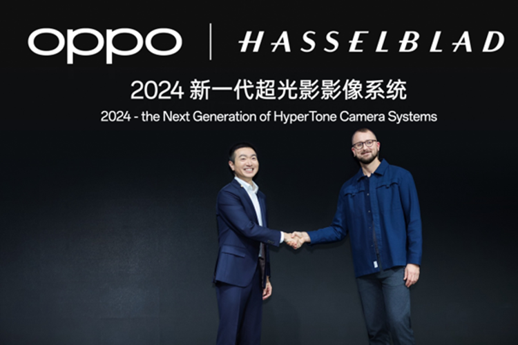 OPPO and Hasselblad Announced to Co-Develop the Next Generation of HyperTone Camera Systems Following Aesthetics