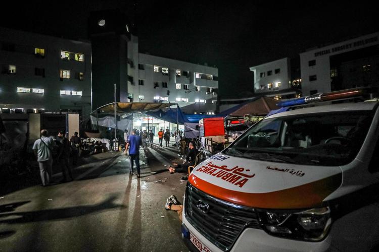 Un ospedale di Gaza