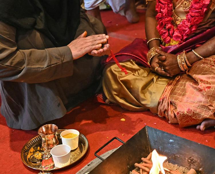 Un matrimonio (Afp)