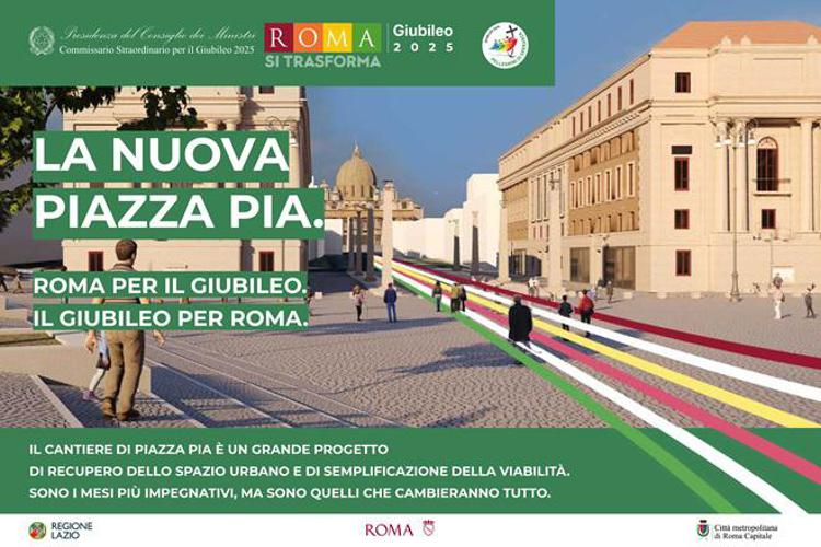 Giubileo, al via campagna: oltre 300 affissioni racconteranno la Roma che sarà