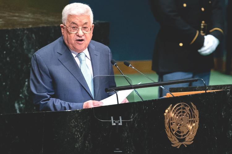 Palestinian Authority president Mahmoud AbbasPhoto: Jeenah Moon/Bloomberg 