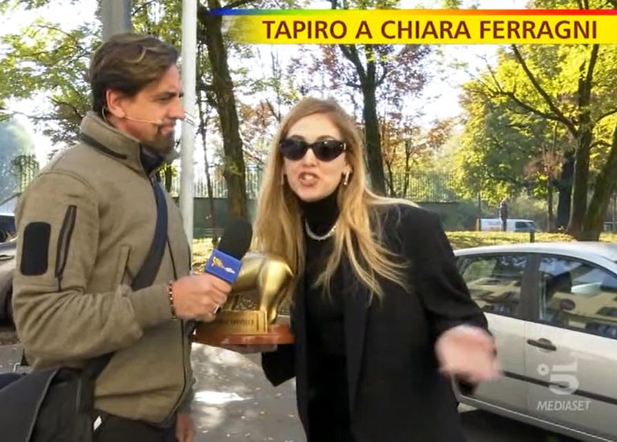 Chiara Ferragni ‘vince’ il Tapiro d’oro: “Me lo merito”