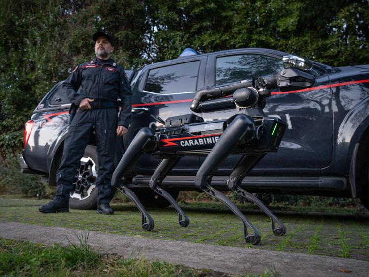 Carabinieri arruolano 'Saetta', ecco il primo cane robot