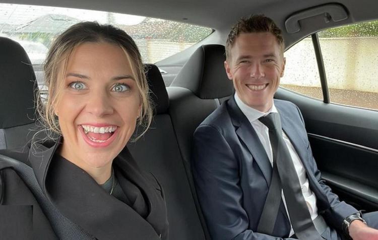 Rohan Dennis con la moglie Melissa Hoskins  - (Foto da Instagram)