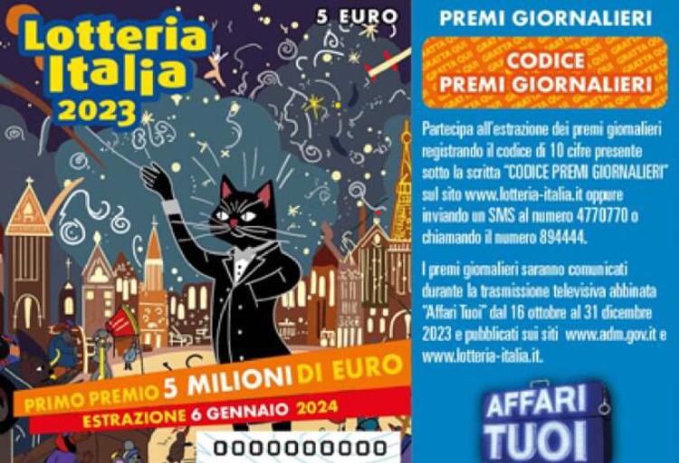 Biglietto lotteria 2023