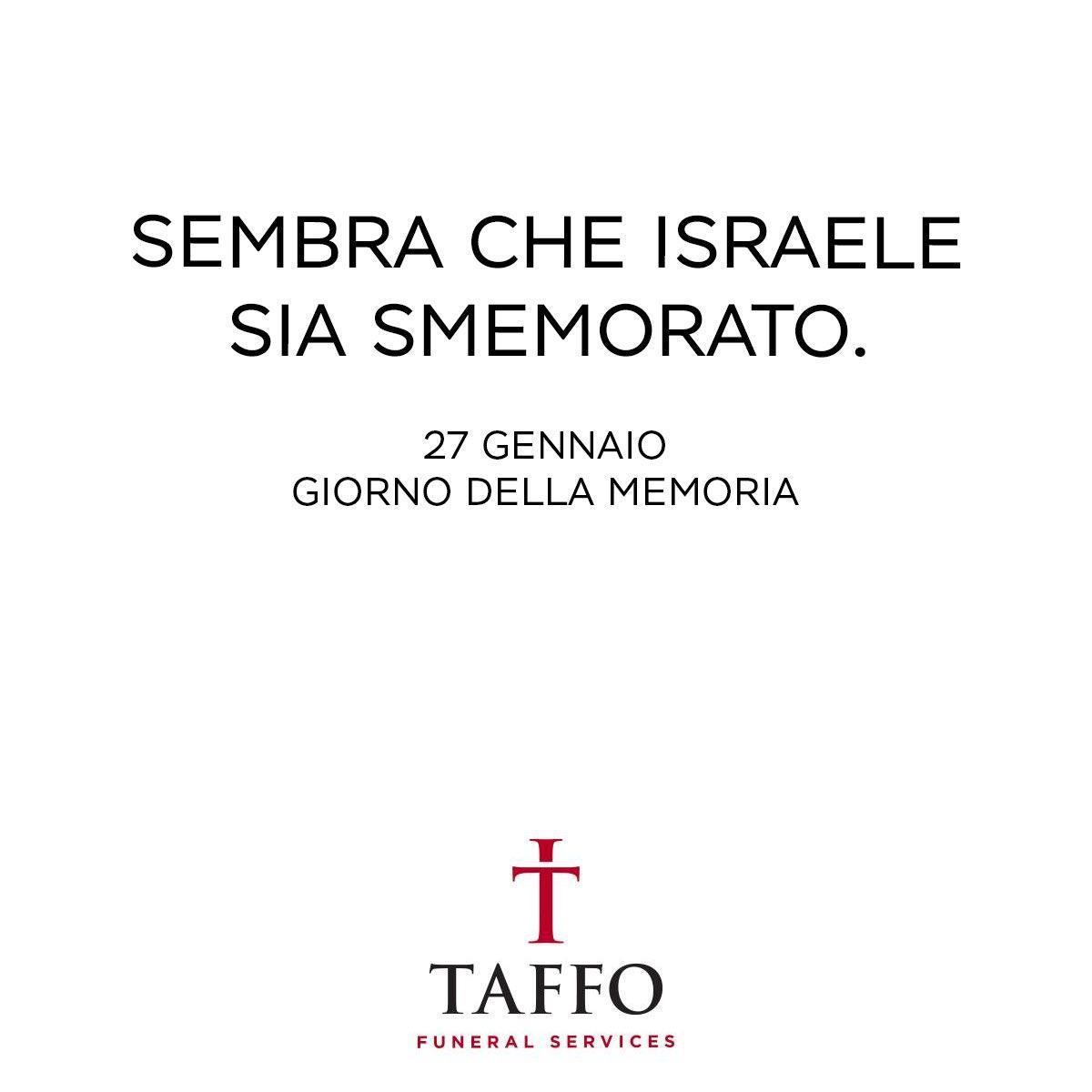 Shoah: Taffo e il controverso tweet riguardo Israele