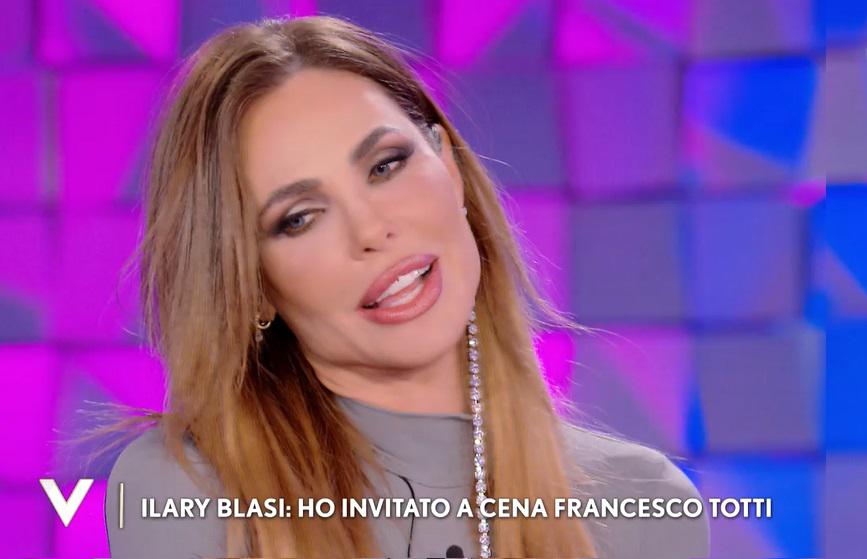 Ilary Blasi parla della separazione con Totti a Verissimo