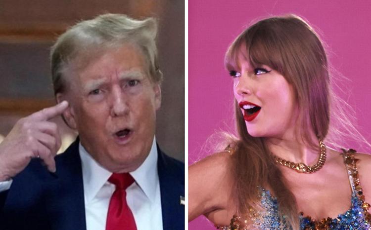 Donald Trump e Taylor Swift - Afp