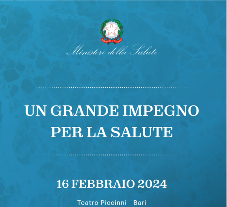 Un impegno per la salute in convegno a Bari - Guarda la diretta