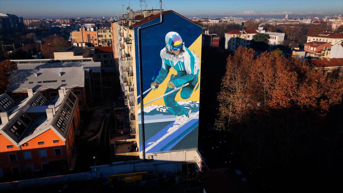Milano, un murale dedicato alla prevenzione della meningite