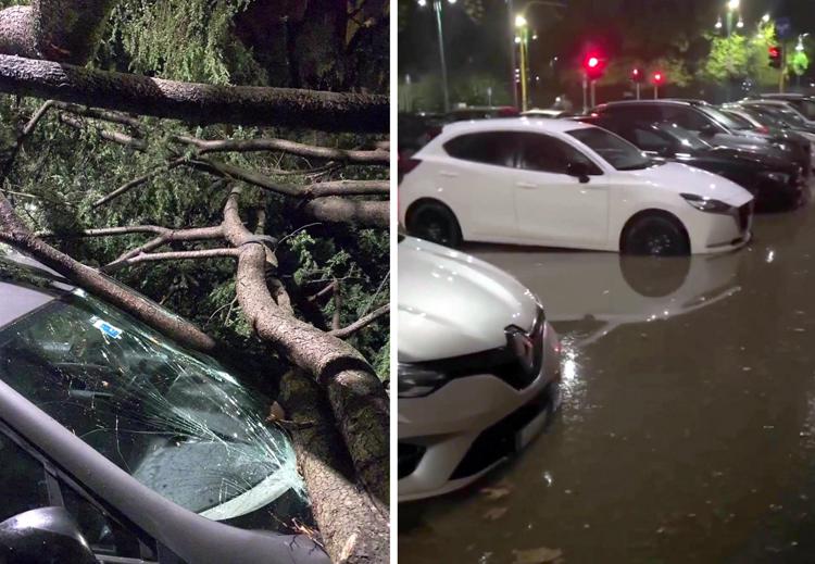 I danni del maltempo a Milano - Fotogramma