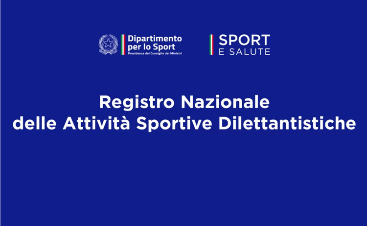 Registro Nazionale delle Attività Sportive Dilettantistiche. Comunicazioni
