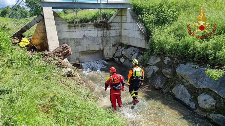 Vigili del fuoco a Cantù