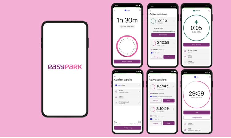 Nuovo design per l'App di EasyPark