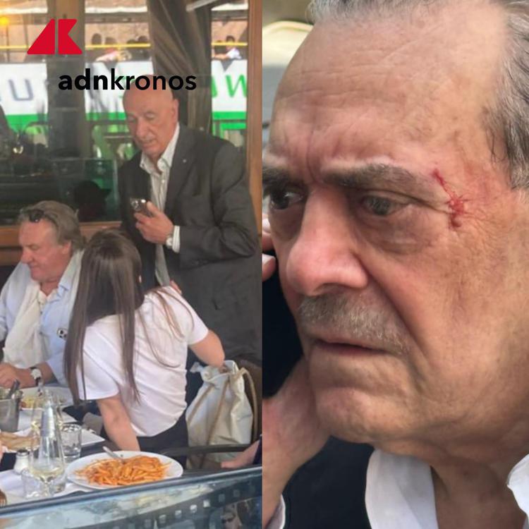 Depardieu al tavolo dell'Harry's bar e Barillari ferito dopo l'aggressione  - Adnkronos