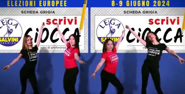 Le ragazze scelte come testimonial nel video elettorale dell'europarlamentare leghista Angelo Ciocca