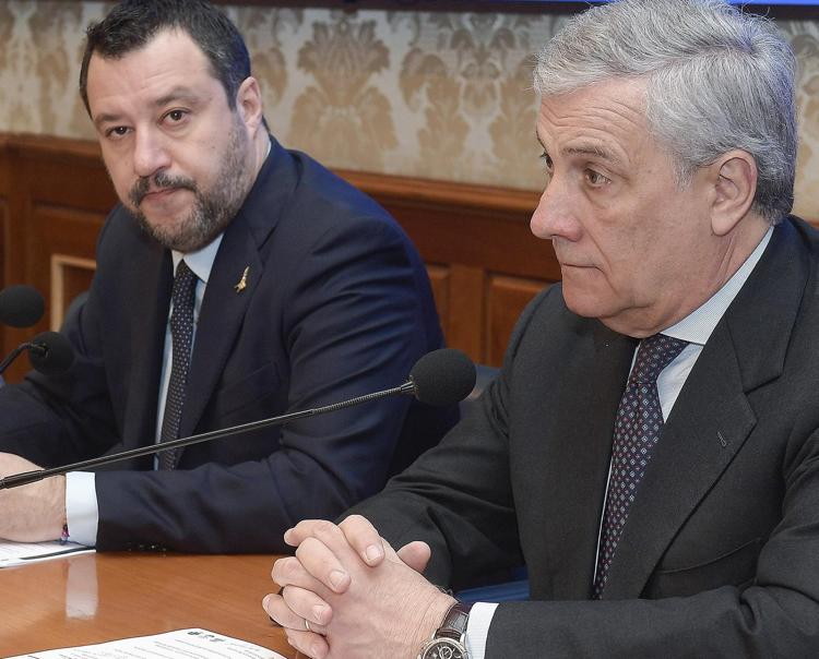 Matteo Salvini e Antonio Tajani - Fotogramma