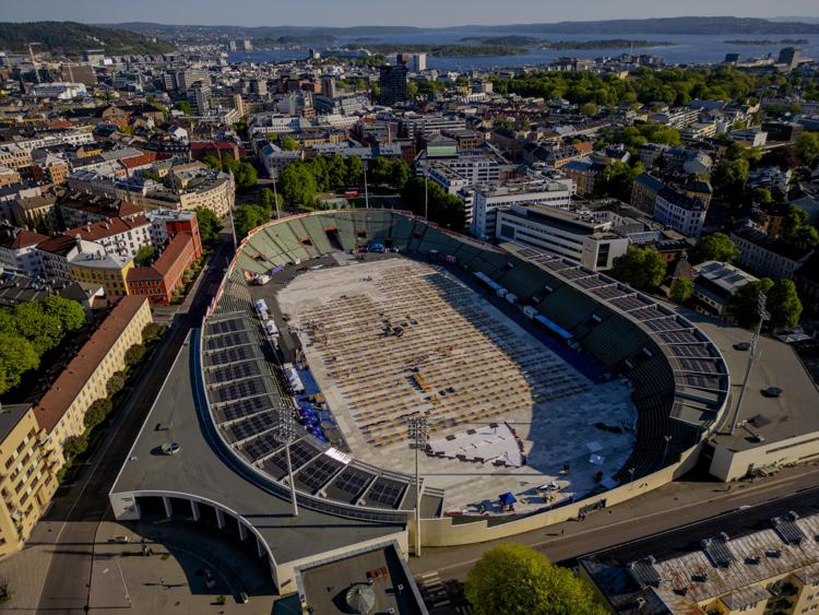 Oslo dall'alto - Afp