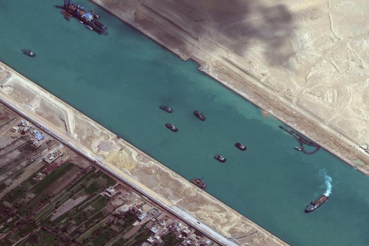 Canale di Suez - Ipa/Fotogramma