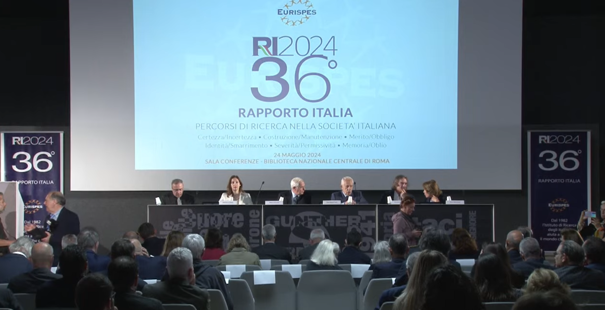 Roma, presentato il 36^ Rapporto Italia di Eurispes