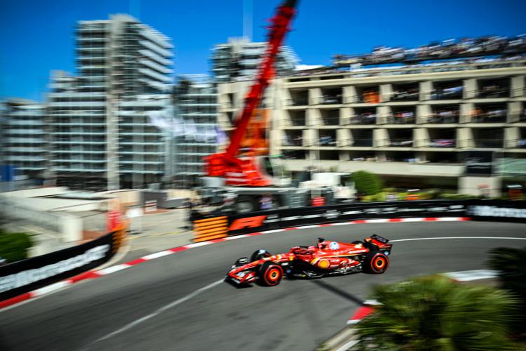 La Ferrari al Gp di Monaco - Afp