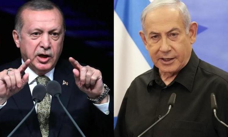 Recep Tayyip Erdogan e Benjamin Netanyahu (Afp)