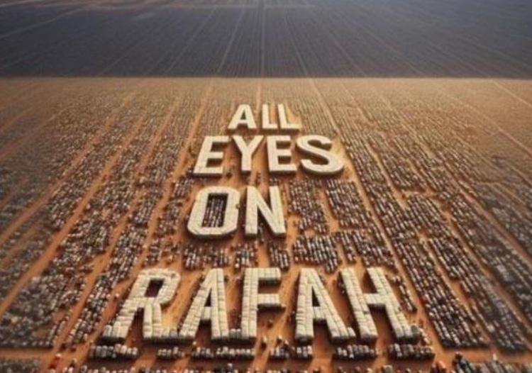 L'immagine All Eyes on Rafah