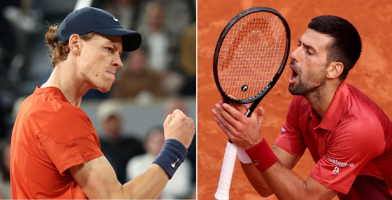 Sinner nuovo numero 1 del mondo - Djokovic si ritira dal Roland Garros