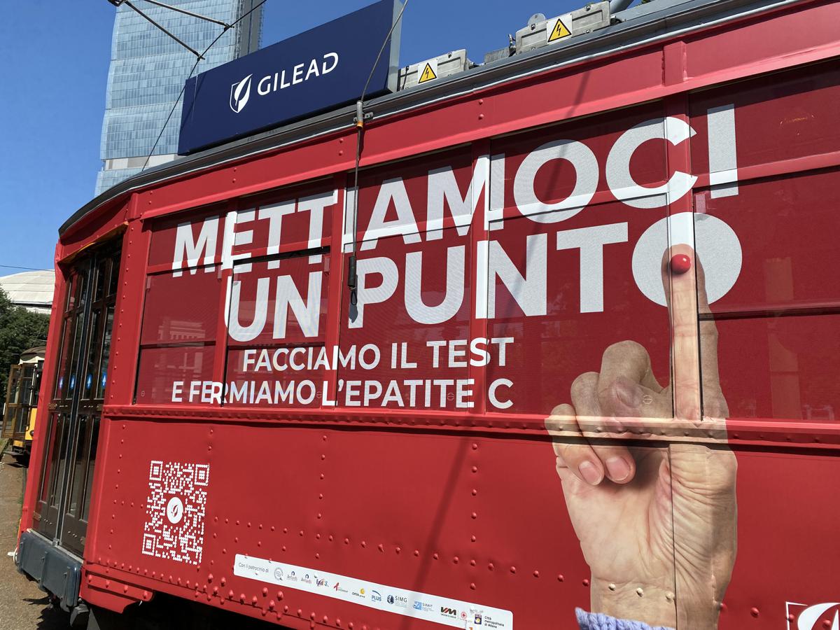 Epatite C, a Milano parte il 'Tram della sensibilizzazione' Gilead