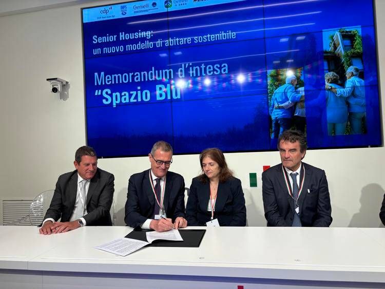 Al via 'Spazio Blu' progetto per senior housing con Cdp, Inps, Gemelli e Investire