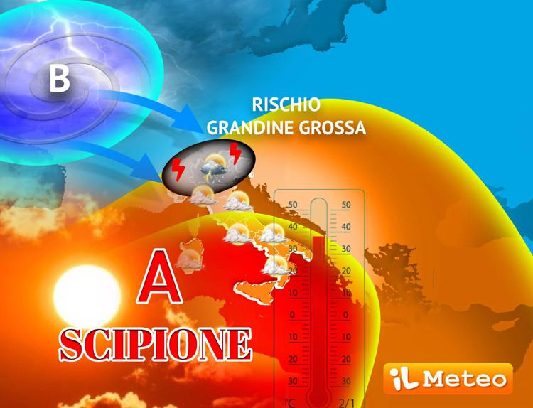 Tra super caldo e grandine, in Italia weekend di clima estremo: previsioni meteo