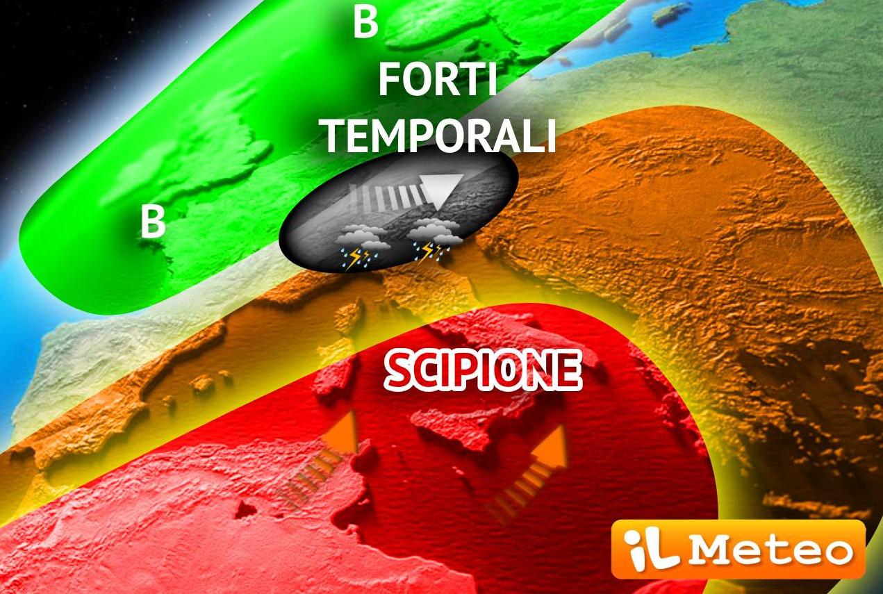 Temporali al nord e molto caldo al Sud - Italia divisa in due secondo le previsioni meteo