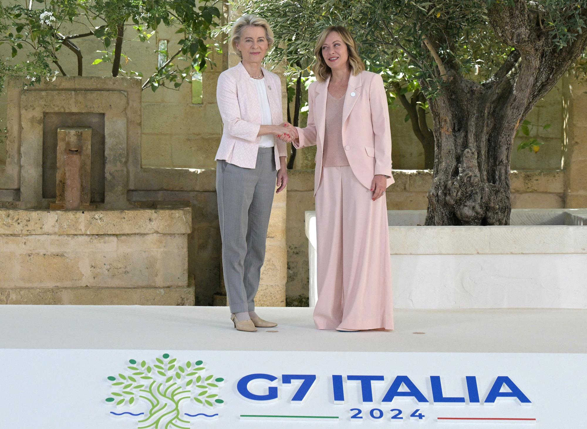 G7 ufficialmente al via - Meloni accoglie i leader a Borgo Egnazia