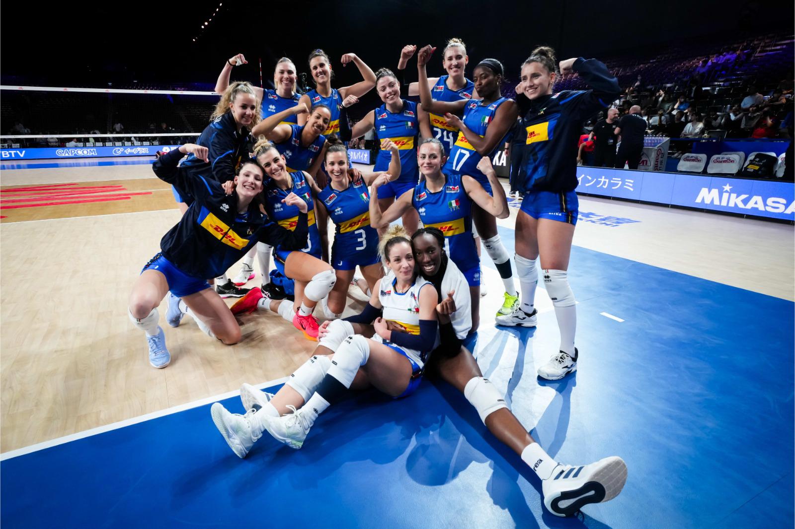 Volley femminile - Italia stacca il pass per Parigi 2024 e le finali di Nations League