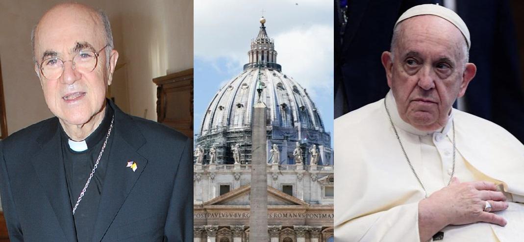 Chiese le dimissioni di Papa Francesco - mons - Viganò accusato di scisma